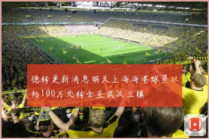 德转更新消息明天上海海港球员以约100万元转会至武汉三镇