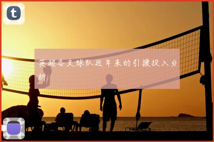 英超各支球队近年来的引援投入分析