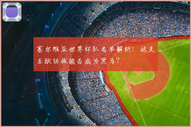 塞尔维亚世界杯队名单解析：这支东欧劲旅能否成为黑马？