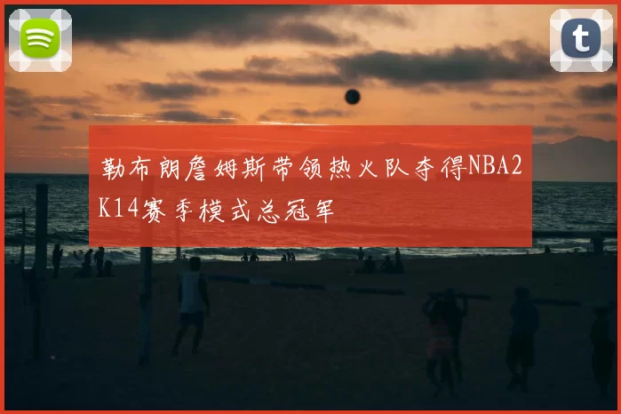 勒布朗詹姆斯带领热火队夺得NBA2K14赛季模式总冠军