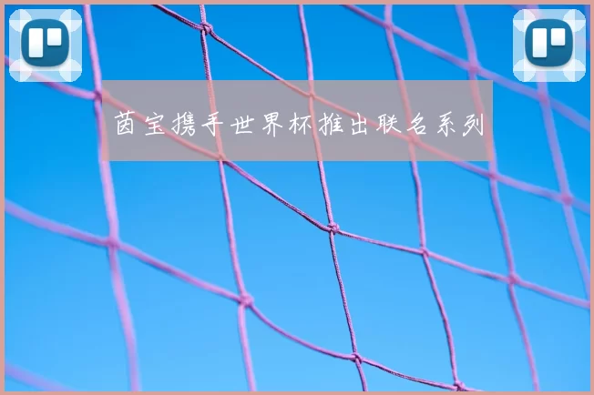 茵宝携手世界杯推出联名系列