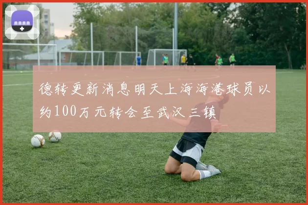 德转更新消息明天上海海港球员以约100万元转会至武汉三镇